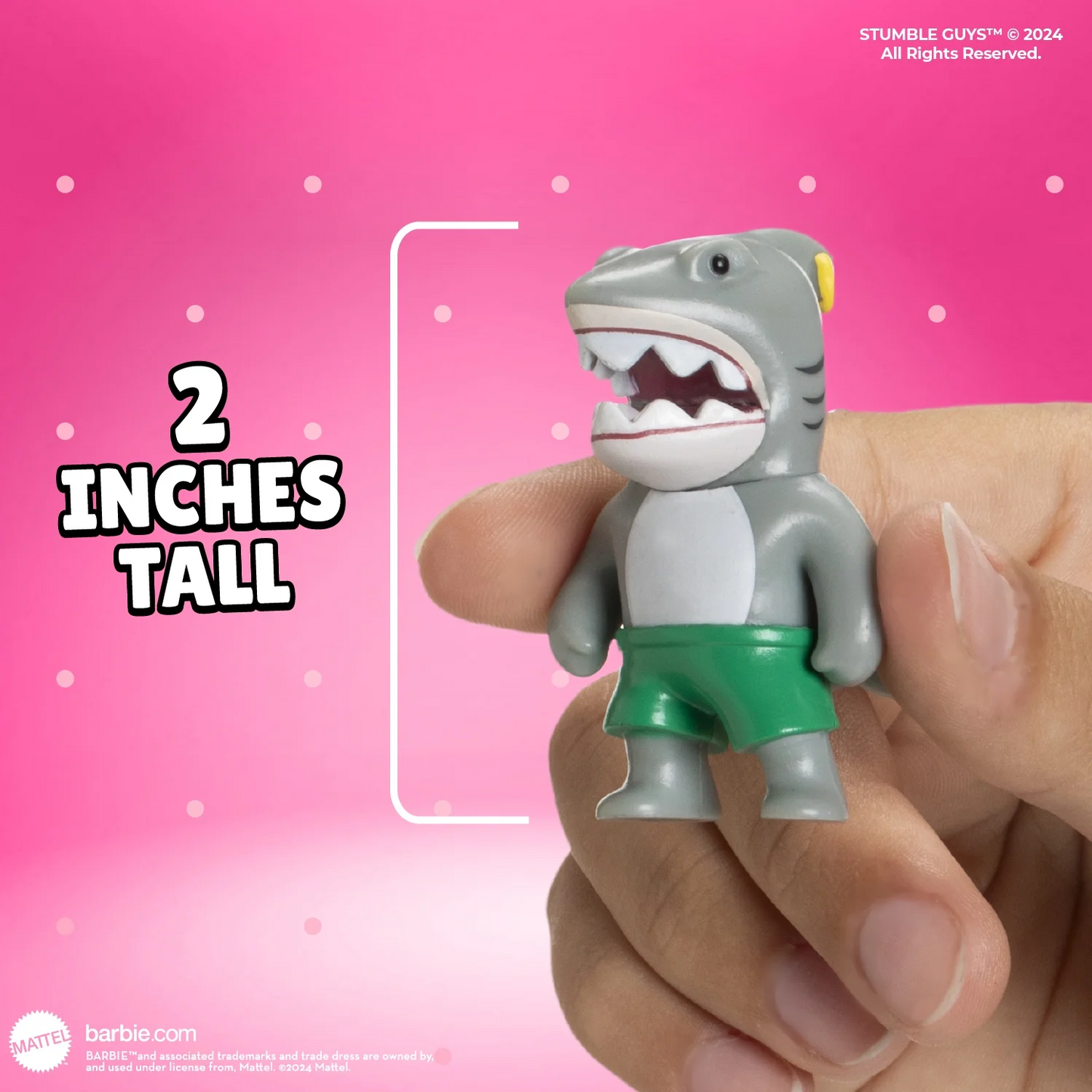 Scegli Personaggi STUMBLE GUYS mini Figures Barbie Action Figure 3D Collezione