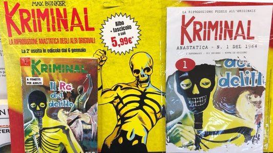 Kriminal Anastatica: il ritorno del re del noir italiano in edicola