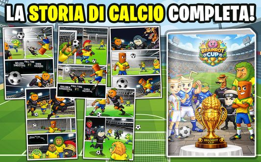 ⚽🧠 Libro a Fumetti BRAINROT CUP – COMPLETE EDITION ARRIVA UFFICIALMENTE!