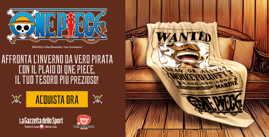 One Piece: Il Plaid Esclusivo che Sta Andando a Ruba!