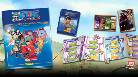 One Piece - Rotta verso Egghead: il nuovo Sticker Album Panini