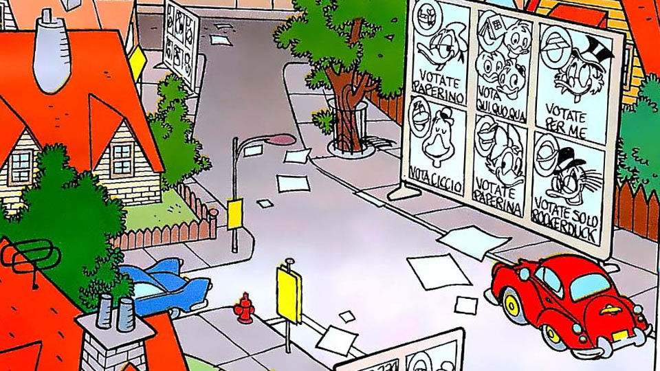 Paperino parlò di elezioni... e fù censurato (Topolino 3381)
