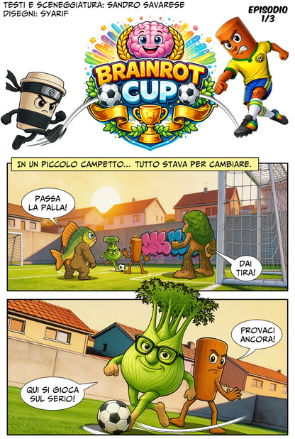 Fumetto The Brainrots n. 8 (Aprile 2026)