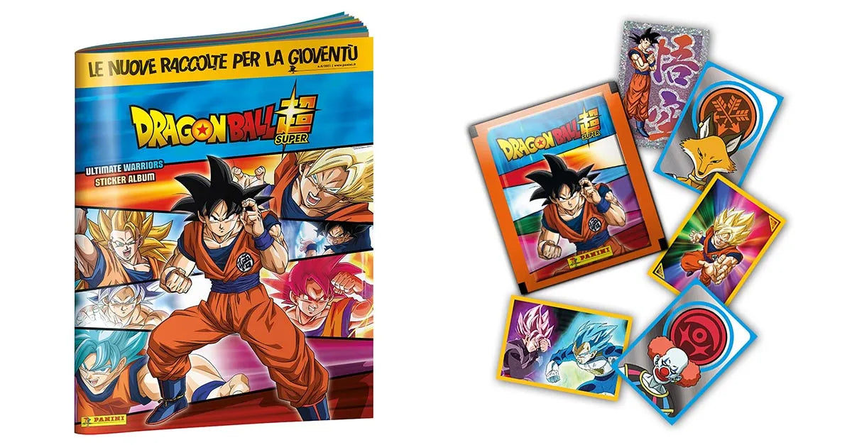 Paquets scellés de 3 autocollants Dragon Ball Super - Panini 2022