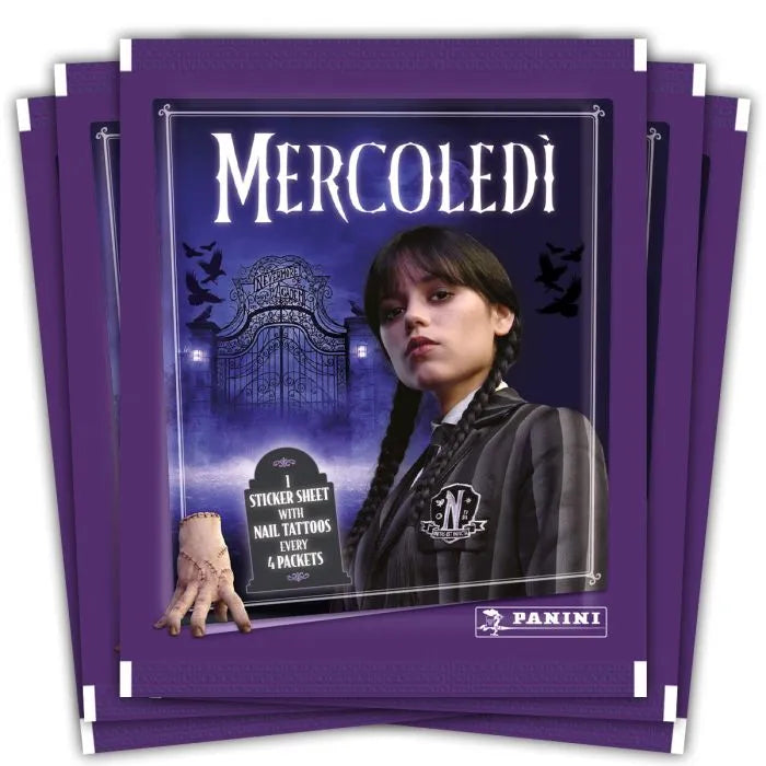 Album e/o Busitne di Figurine MERCOLEDI Panini (2025) Addams Seconda Stagione