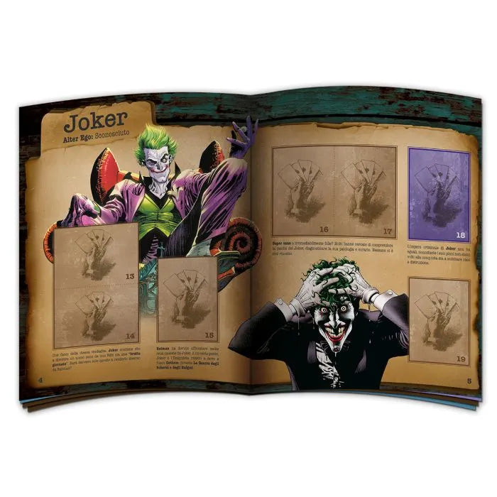 Set Album e/o Bustine di Figurine JOKER Sticker DC 2026 Welcome to Arkham Asylum