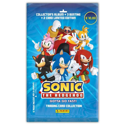 Scegli Set Raccoglitore Album e/o Bustine di Sonic The Hedgehog - Gotta Go Fast! Trading Card Collection - Panini 2025