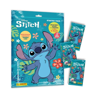 Starter Pack Panini DISNEY STITCH Divertimento luccicante Trading Card Collection