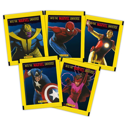 Set Album e/o Bustine di figurine Into the Marvel Universe Sticker Album (Panini 2025)