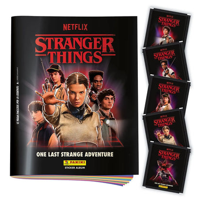 Set Album e/o Bustine di Figurine Stranger Things - One Last Strange Adventure (Panini 2025)