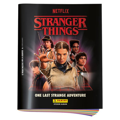 Set Album e/o Bustine di Figurine Stranger Things - One Last Strange Adventure (Panini 2025)
