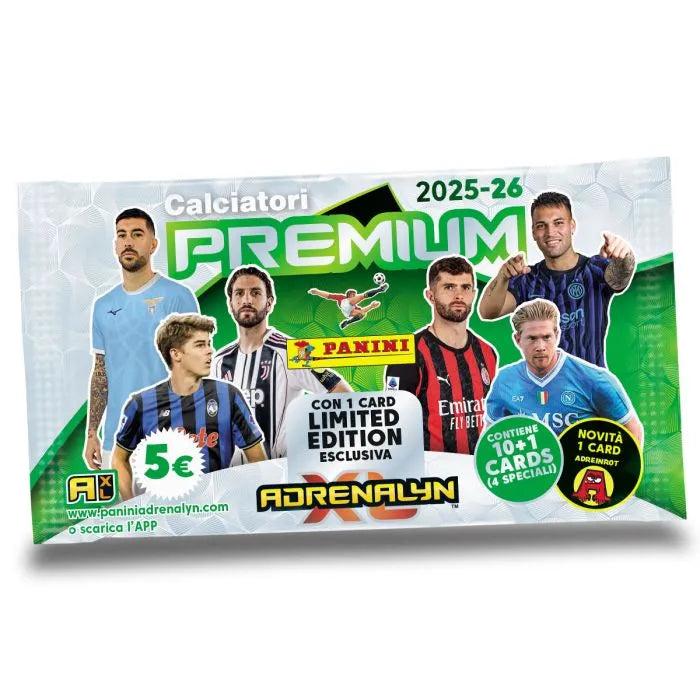 Bustine "PREMIUM" di Calciatori Adrenalyn XL 2025-26 (Panini)
