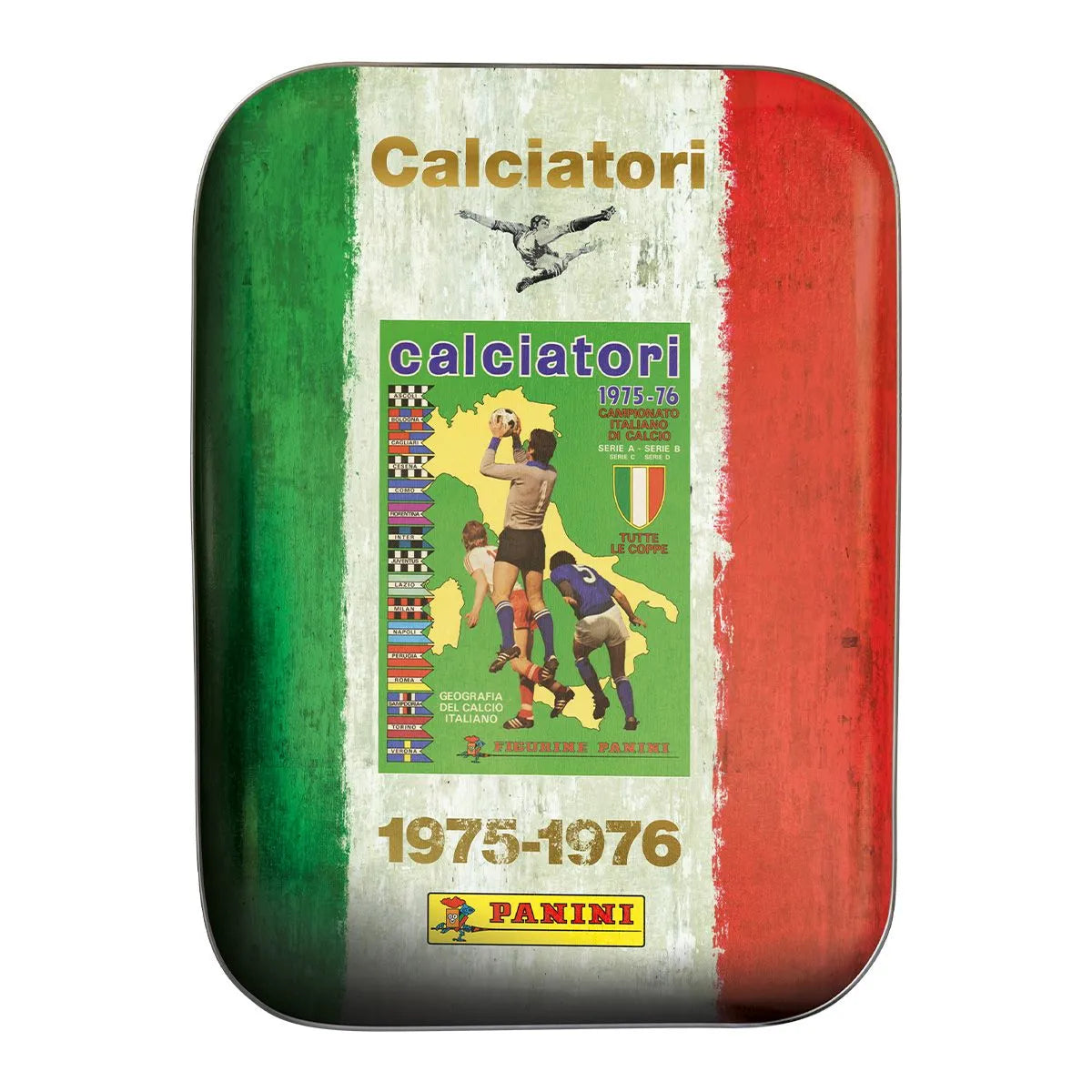 Tin Box Celebrative di Figurine Calciatori Panini 2025-2026