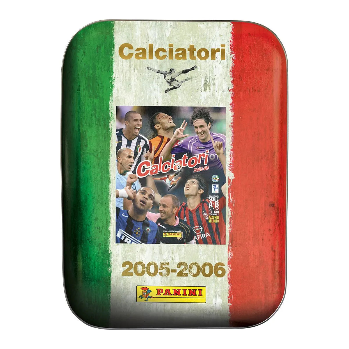 Tin Box Celebrative di Figurine Calciatori Panini 2025-2026