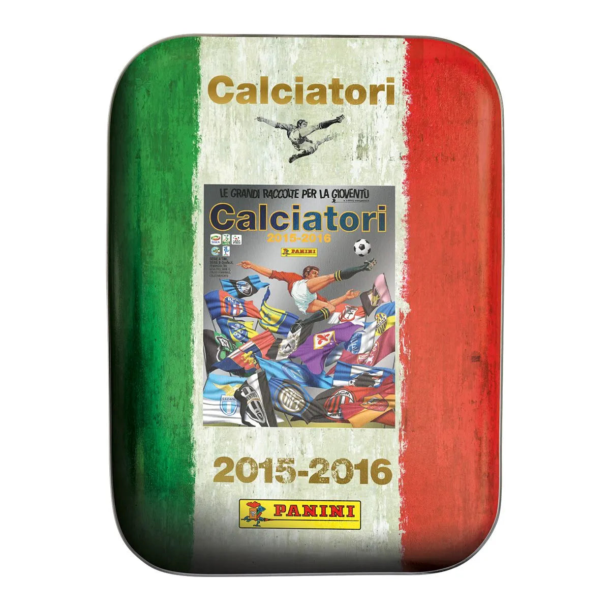 Tin Box Celebrative di Figurine Calciatori Panini 2025-2026