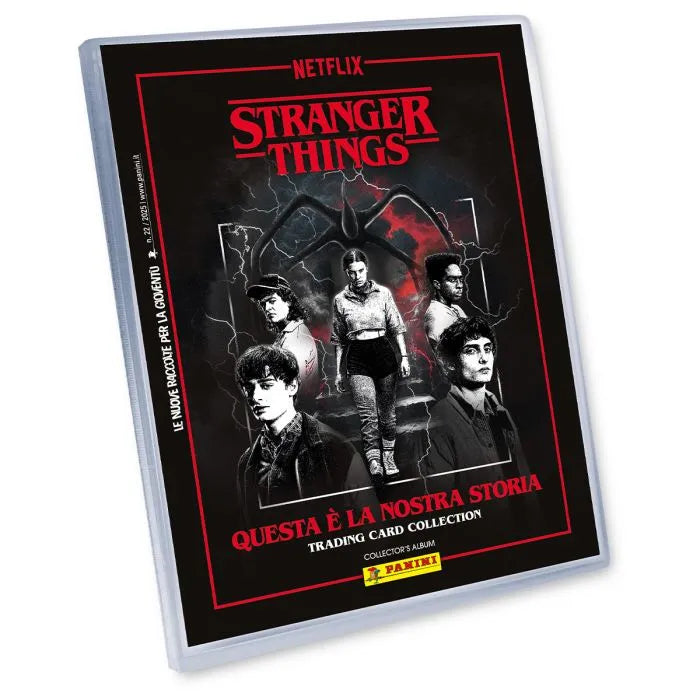 Set Raccoglitore e/o Bustine di Card Stranger Things Trading Card Collection 2025 (Panini)