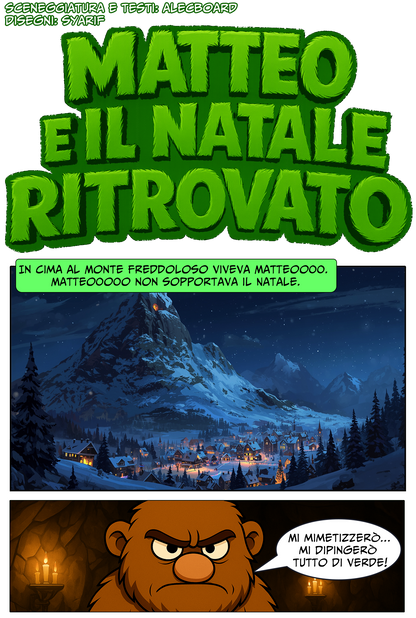 [Preordine] Fumetto THE BRAINROTS - n. 4 (Dicembre 2025) - Edizione Speciale con 2 Cover Natalizie