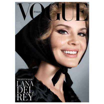 Lot de 6 couvertures par VOGUE ITALIA - 6 couvertures de collection pour le 60ème anniversaire