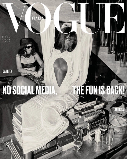 Lot de 6 couvertures par VOGUE ITALIA - 6 couvertures de collection pour le 60ème anniversaire