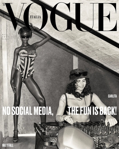 Lot de 6 couvertures par VOGUE ITALIA - 6 couvertures de collection pour le 60ème anniversaire