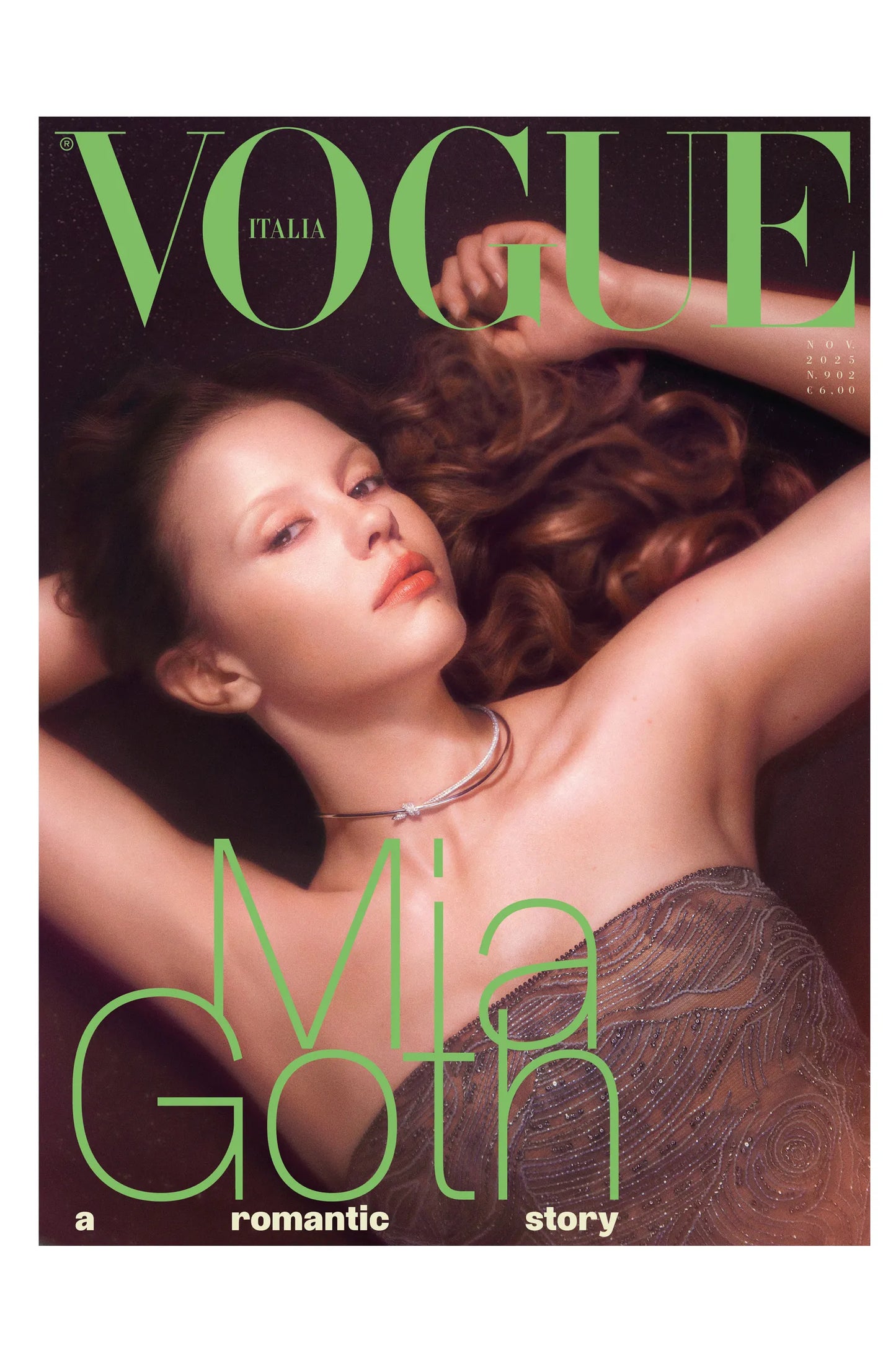 Lot de 6 couvertures par VOGUE ITALIA - 6 couvertures de collection pour le 60ème anniversaire