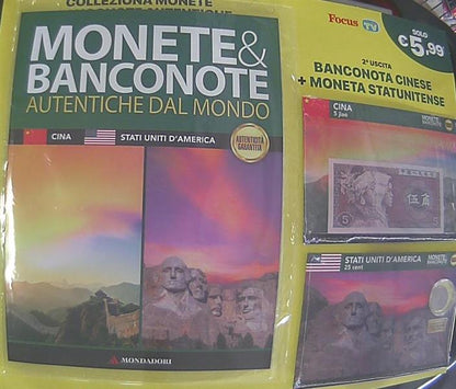 Collezione di autentiche Monete & Banconote dei cinque continenti - Hachette 2025