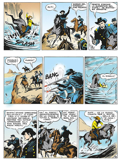 Fumetto a Colori di Tex Willer numero n. 1 LA MANO ROSSA Variant Argentata Silver