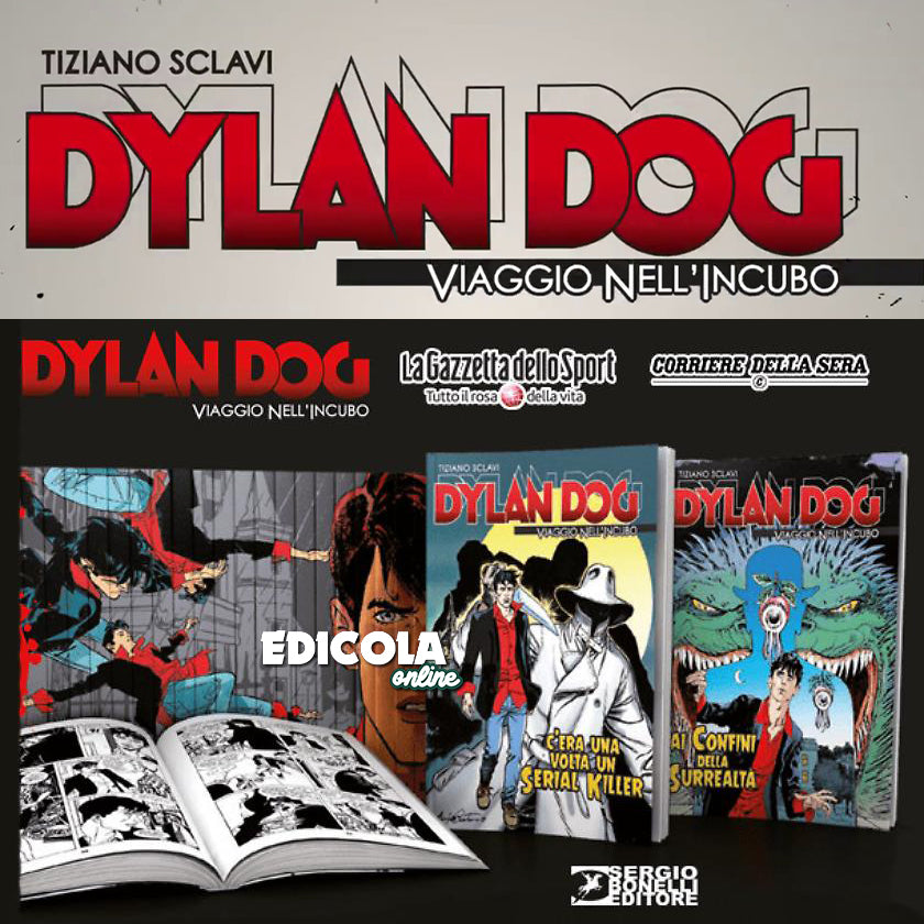 DYLAN DOG Comics Nightmare Journey Complete your Collection Gazzetta