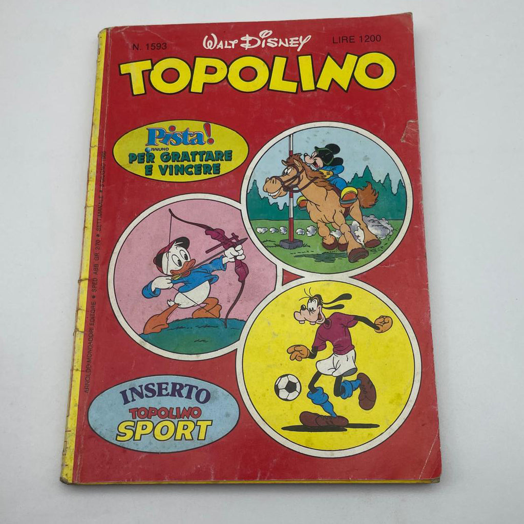 Stock Lotto Fumetti Libretto TOPOLINO