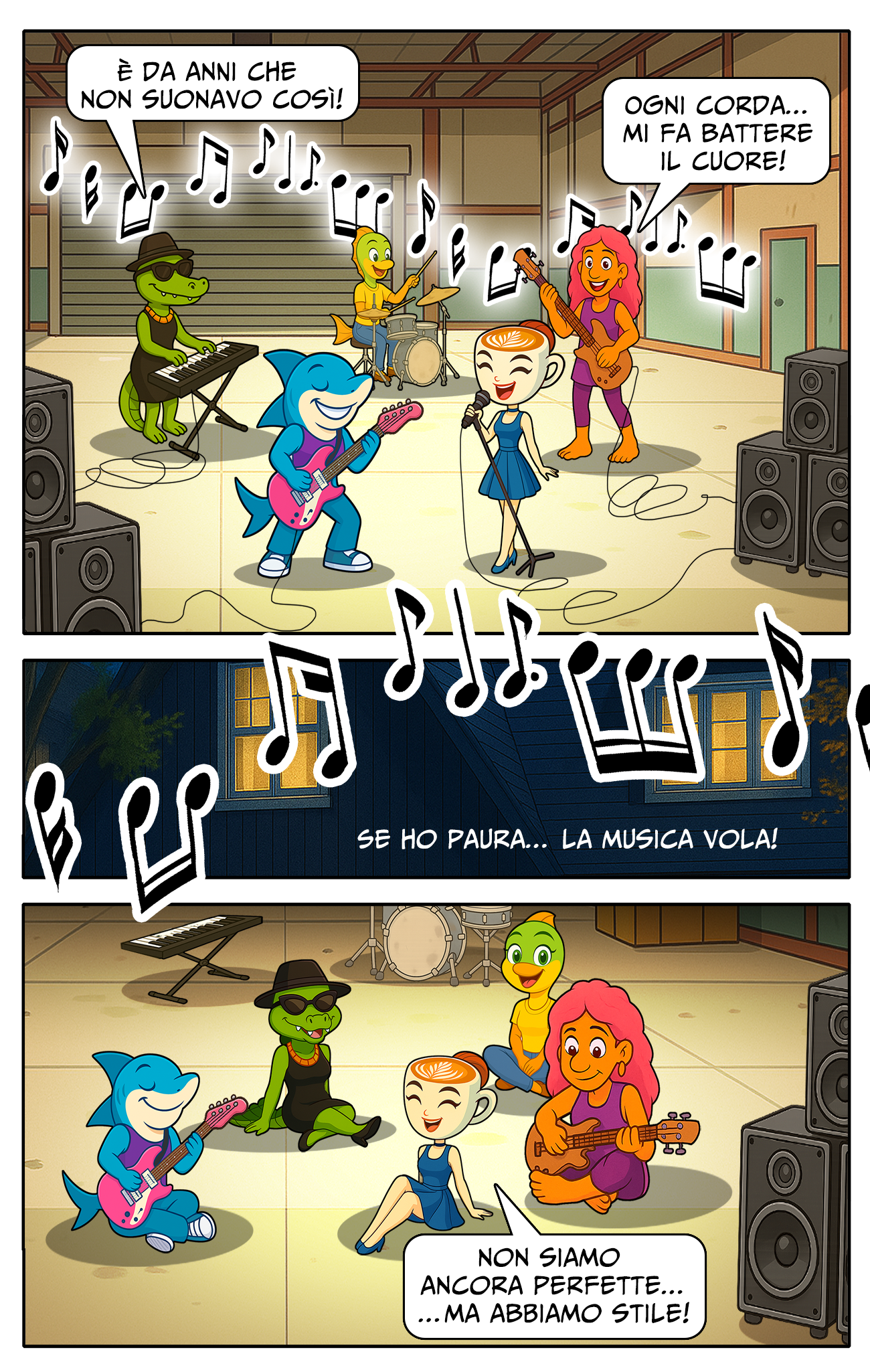 Fumetto THE BRAINROTS - n. 3 (Novembre 2025) - Nasce la prima Rock Band del Brainrot