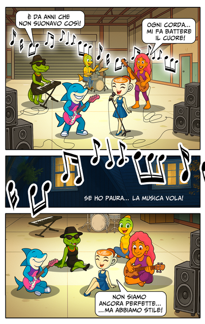 Fumetto THE BRAINROTS - n. 3 (Novembre 2025) - Nasce la prima Rock Band del Brainrot