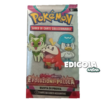 Bustine singole Pokémon ITA Sigillate - 3 Carte da Gioco espansioni in Italiano