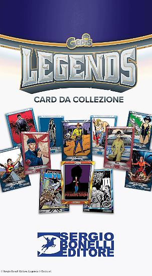 CARD LEGENDS 2024 pack of characters by Sergio Bonelli Editore