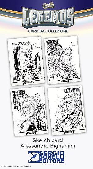CARD LEGENDS 2024 pack of characters by Sergio Bonelli Editore
