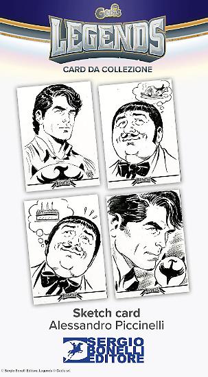 CARD LEGENDS 2024 pack of characters by Sergio Bonelli Editore