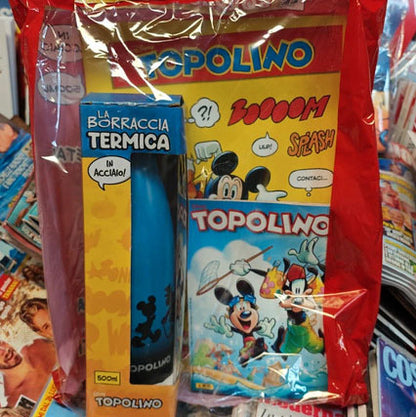 Fumetto Topolino 3635 con Gadget Borraccia Termica 500ml