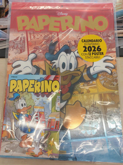 Paperino 544 con Calendario da Parete 2026