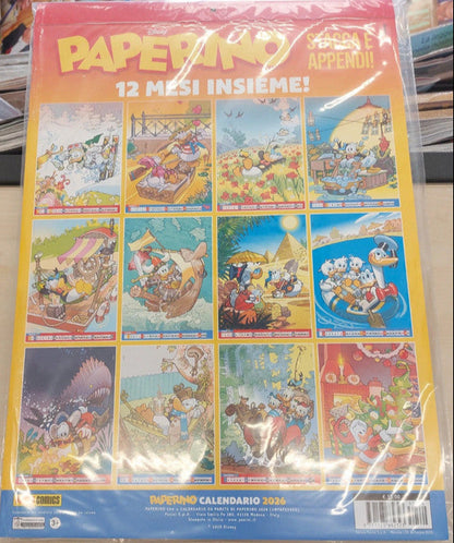 Paperino 544 con Calendario da Parete 2026