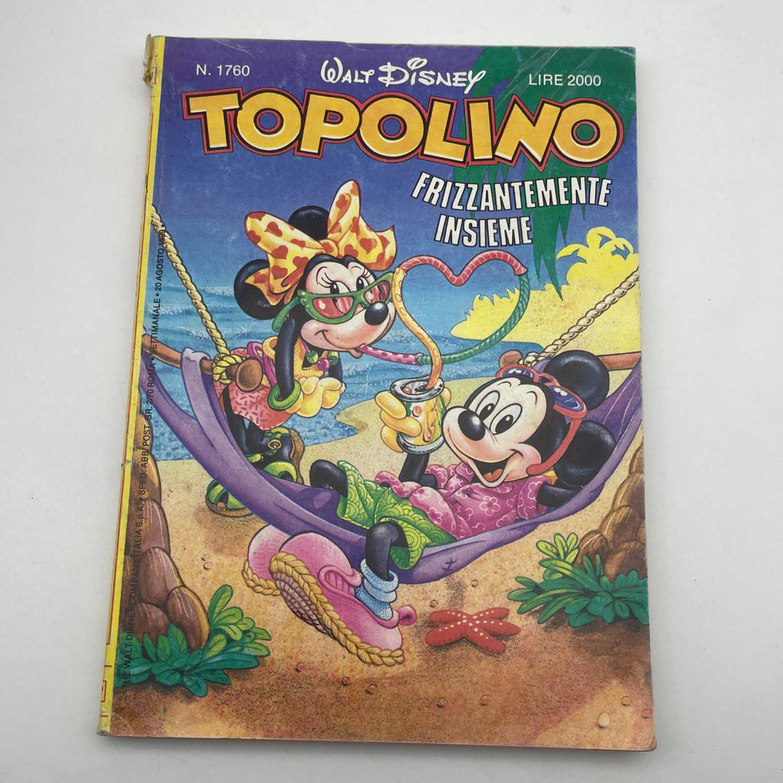 Stock Lotto Fumetti Libretto TOPOLINO