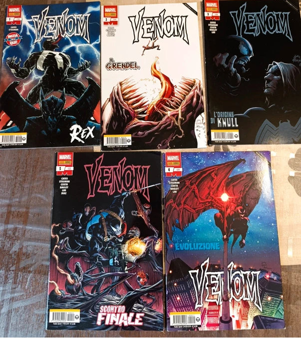 Collezione Completa Venom Rex da 1 a 5 - Marvel Collection