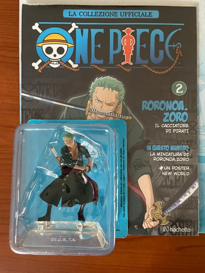 Miniature dei personaggi di One Piece 3D - Hachette