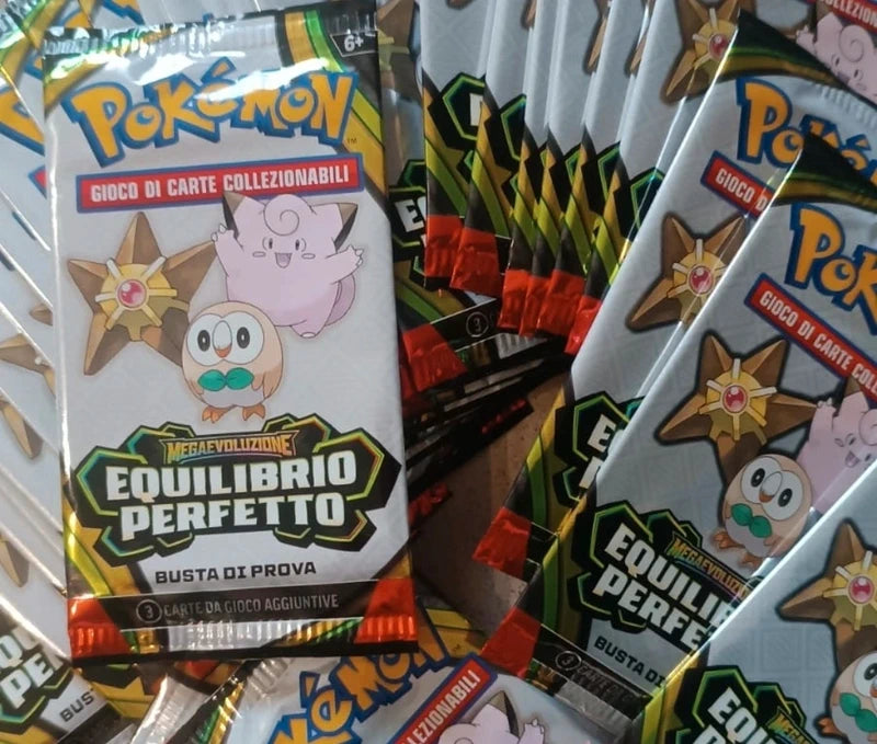 Single Pokémon ITA Sealed Packets - 3 Expansion Game Cards in Italian