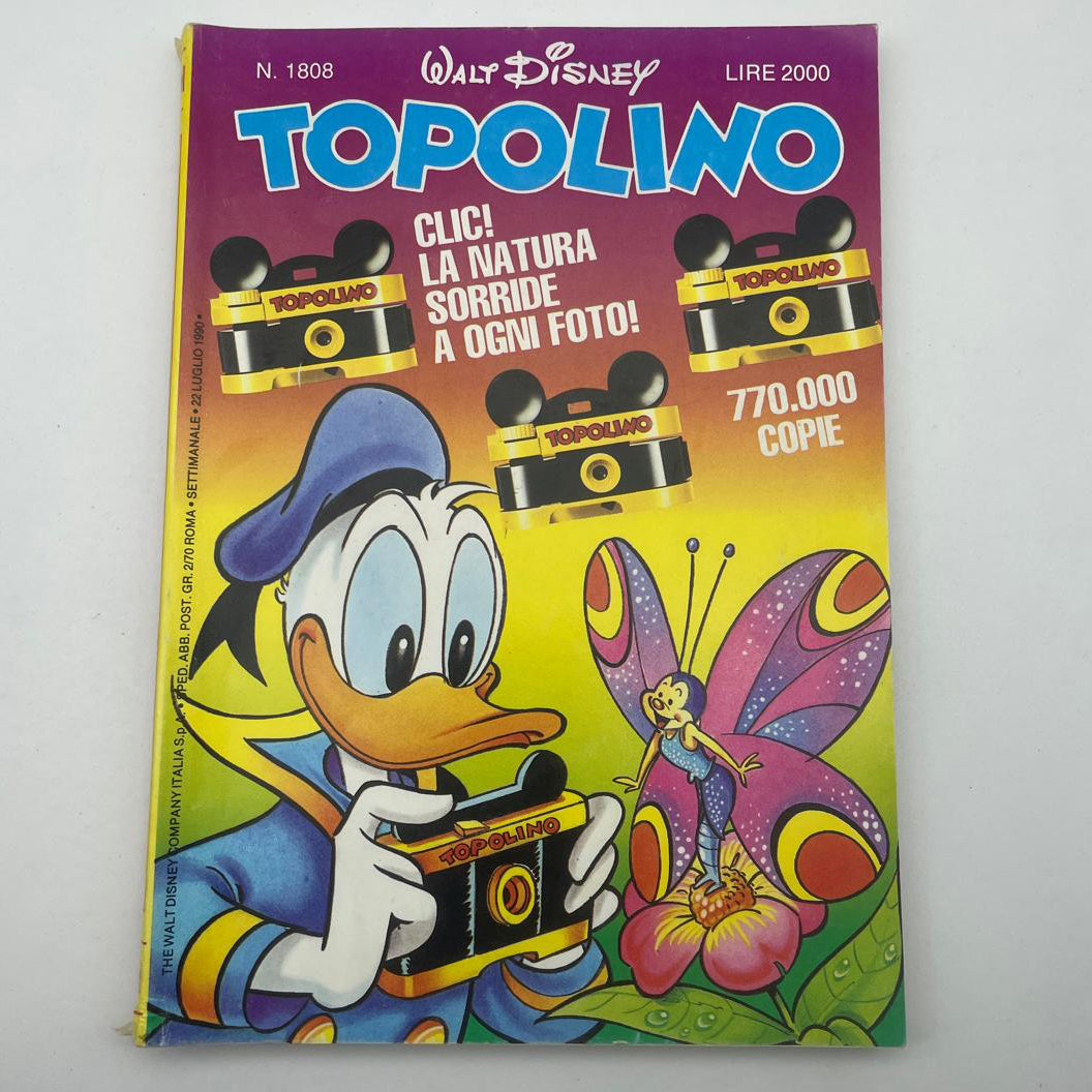 Stock Lotto Fumetti Libretto TOPOLINO