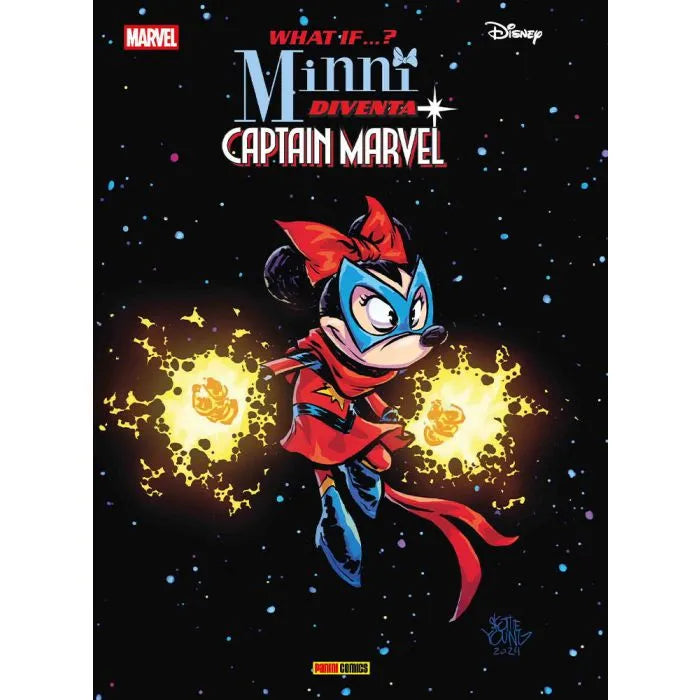 Fumetto Topolino n. 3601 - flip cover dedicata a What if... ? - Minni diventa Captain Marvel