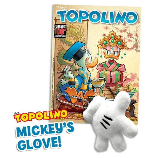 Fumetto Topolino n. 3674 Con Gadget  Portachiave Con Mickey Glove - Plush Charm