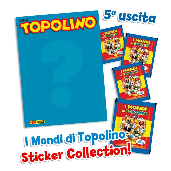 Ensemble complet 5/5 albums et paquets d'autocollants Donald Duck 90 ans Donal Duck + Mickey Mouse Comics