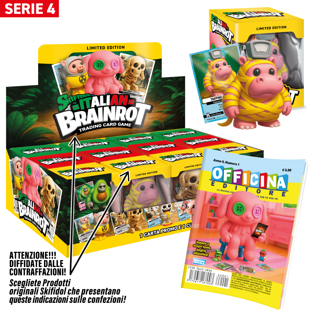 Skifidol Italian Brainrot - Serie 4 Cuties 3D 2026
