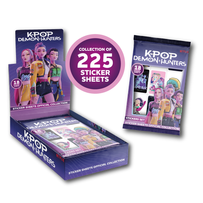 K-Pop Demon Hunters, Sticker Sheets Official Collection