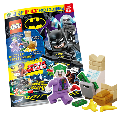 LEGO BATMAN Magazine #5 with Joker the Burglar