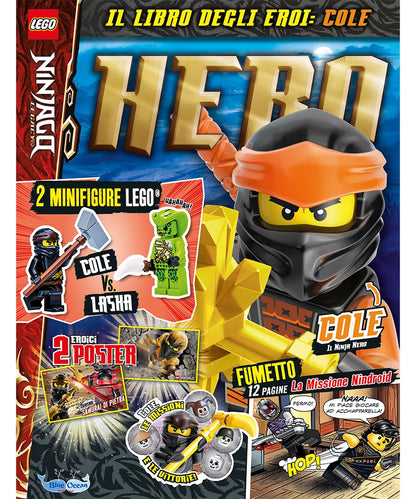 Rivista LEGO NINJAGO LEGACY HERO n.1 - COLE vs LASHA